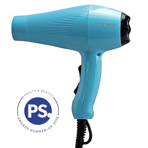 900669 Silver Bullet City Chic Hairdryer – Aqua