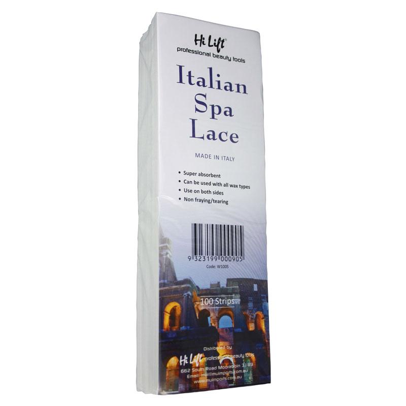 W100S Hi Lift Italian Spa Lace 100 Pre-cut Strips