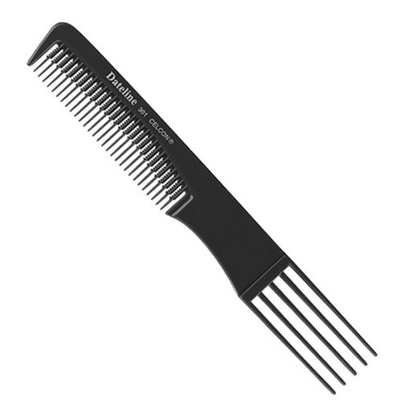 128060 Dateline Professional Celcon Black Comb 301