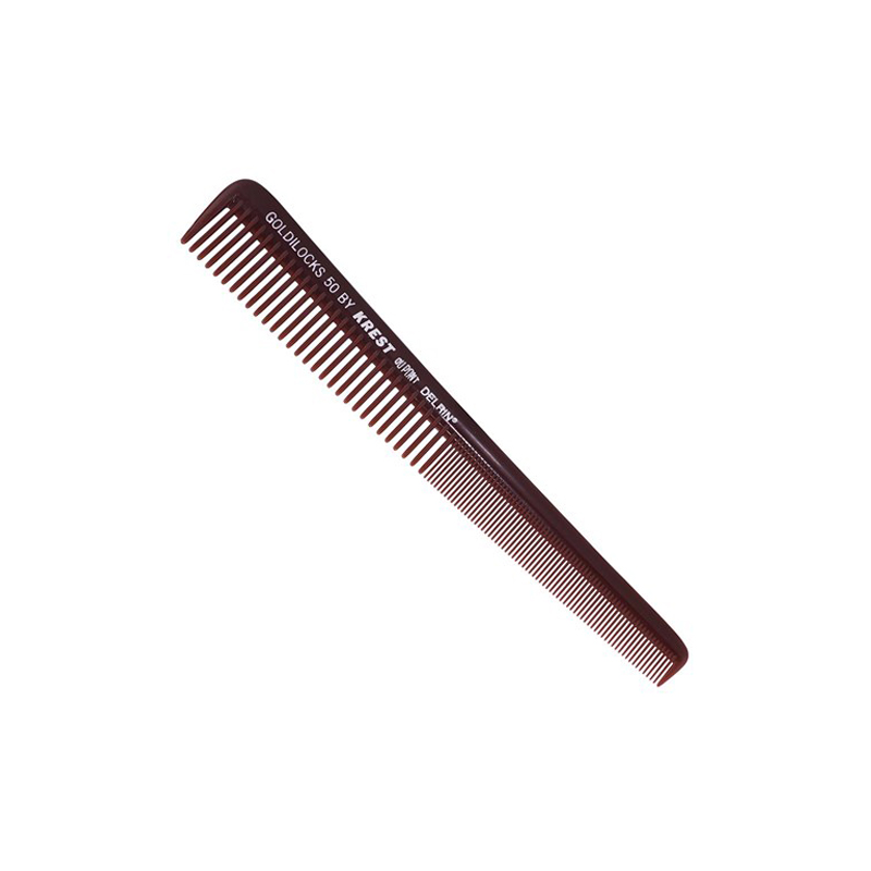 129112 Krest Goldilocks No. 50 Tapered Cutting Comb – 18cm