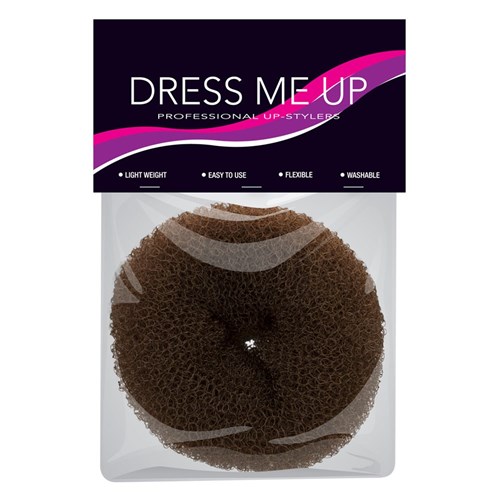134853 Dress Me Up Hair Donut Brown Small
