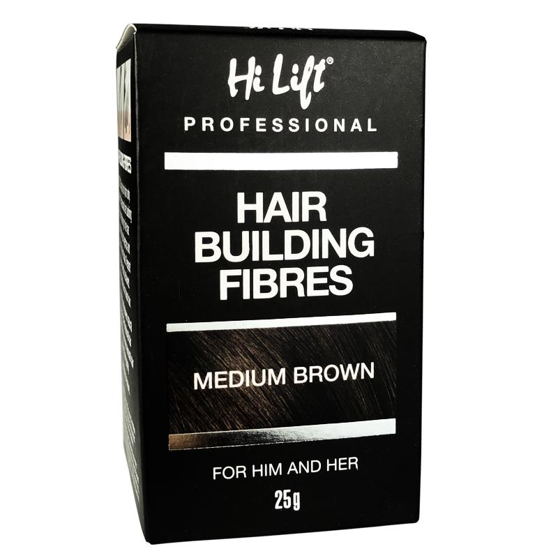 HF04 Hi Lift Hair Building Fibres 25g – Medium Brown
