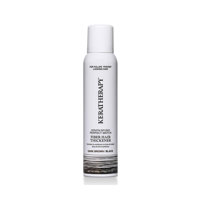 KT44 Keratherapy Fiber Hair Thickener – Dark Brown Black 151ml