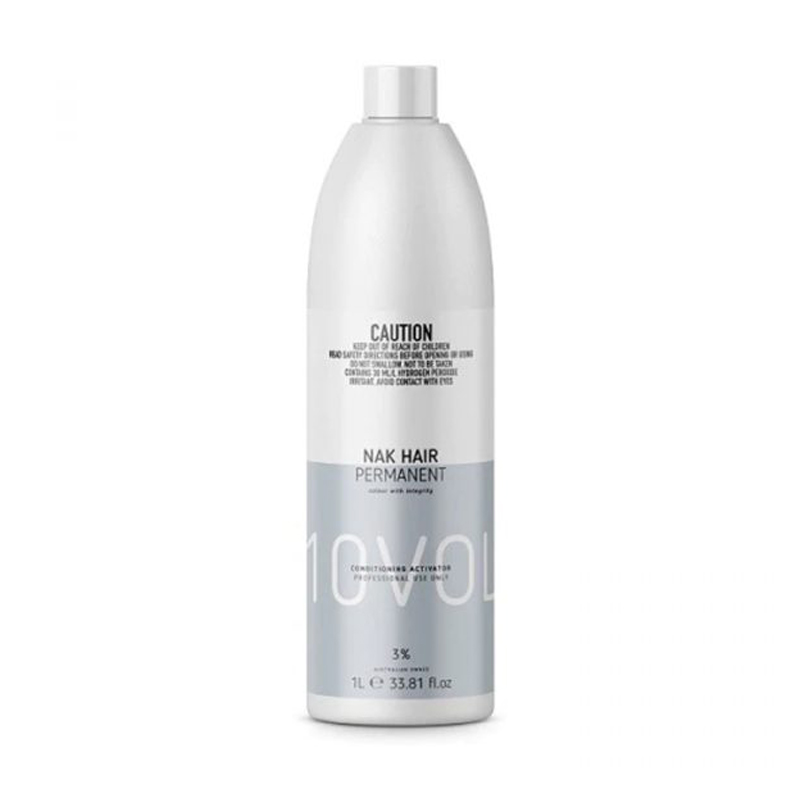 N10V NAK Hair Permanent Activator 10 Vol 3% 1ltr