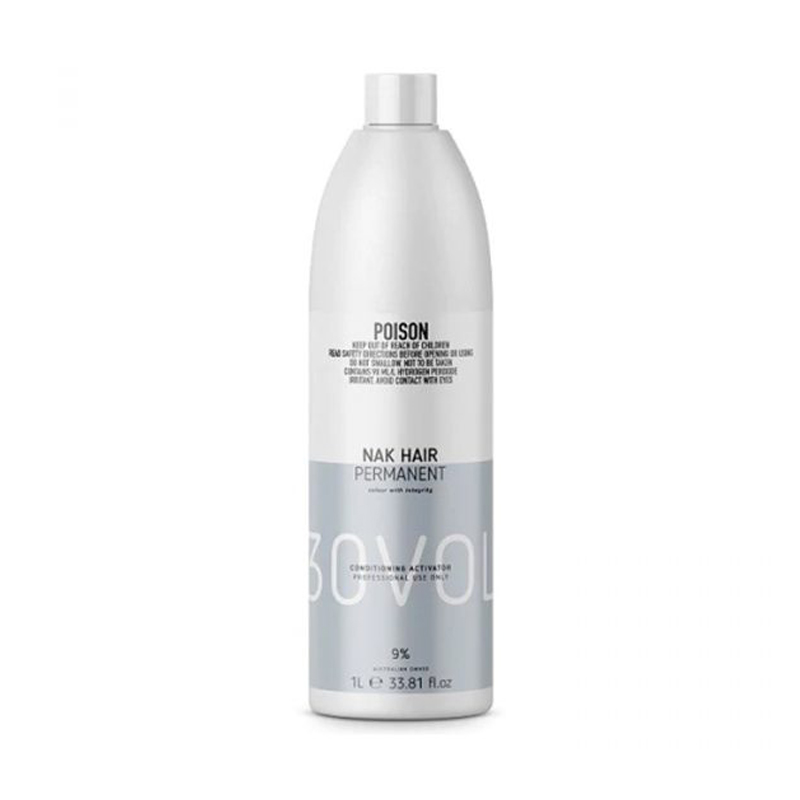N30V NAK Hair Permanent Activator 30 Vol 9% 1ltr