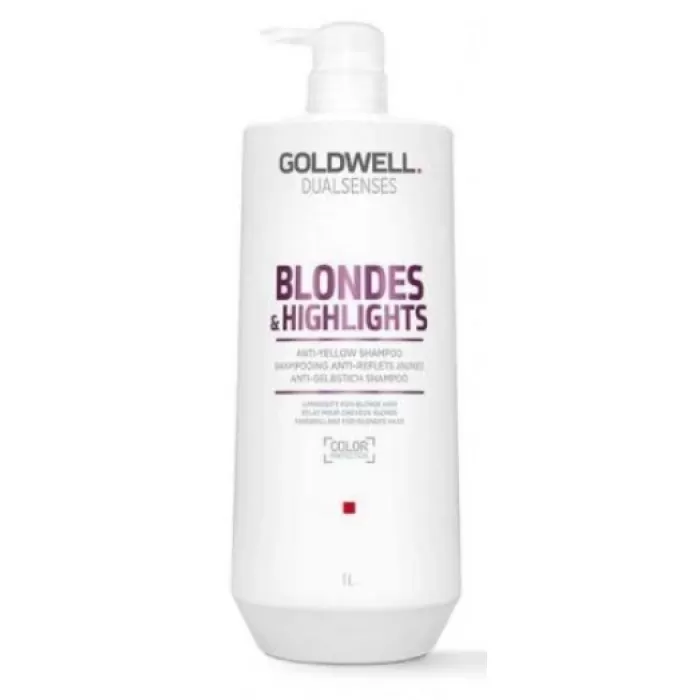 202912 Goldwell Dualsenses Blondes & Highlights Anti Brasiness Shampoo 1ltr