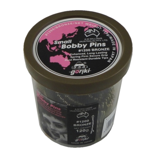 PI1200 555 Bobby Pins Bronze 1.5 inch