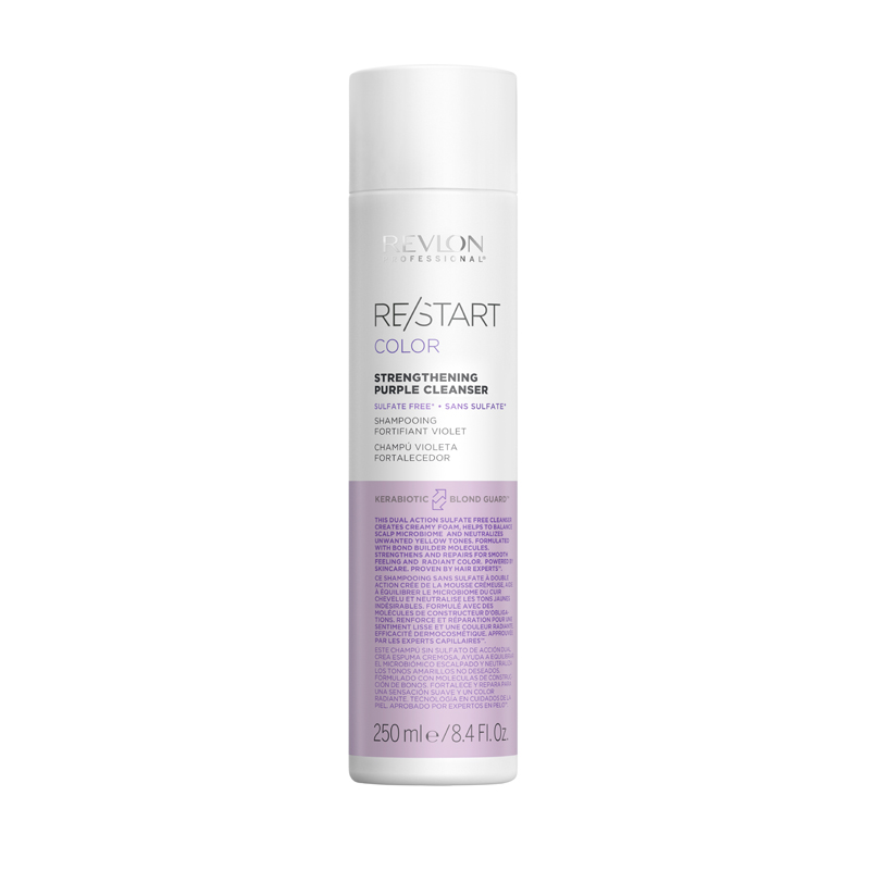 RPRCPC250 Revlon Professional Restart Color Strengthening Purple Cleanser 250ml