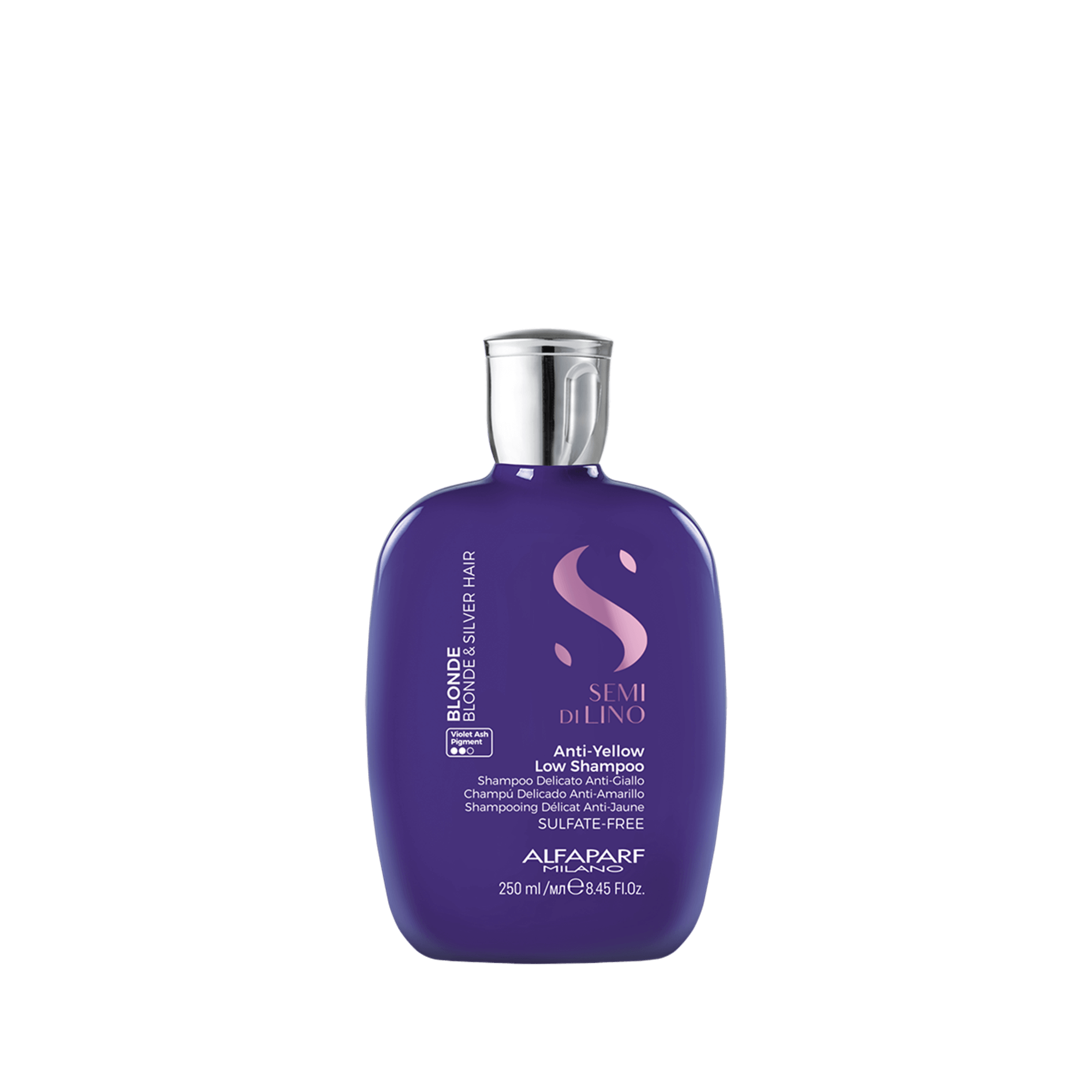 APF022625 Alfaparf Milano Semi Di Lino Blonde Anti-Yellow Low Shampoo 250ml