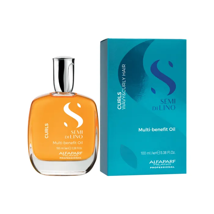 Alfaparf Semi Di Lino Curls Multi Benefit Oil 100ml
